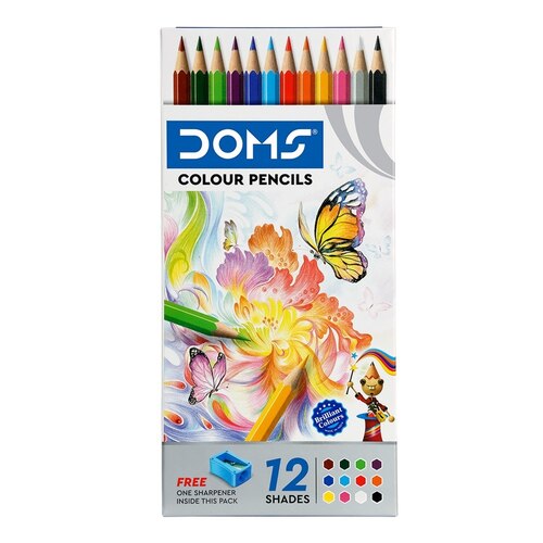 DOMS PENCIL 3445 FSC 12 COL PENCIL DOMS PENCIL 3445 FSC 12 COL PENCIL